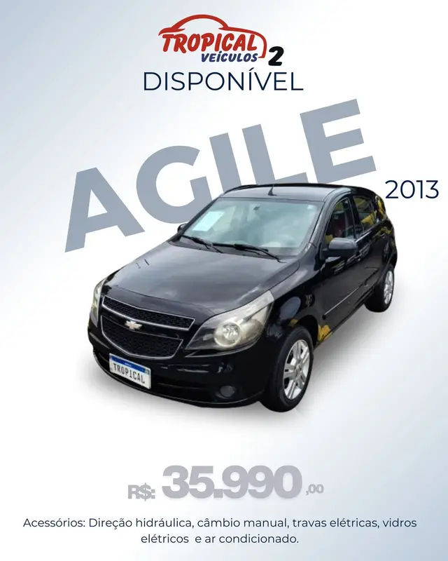 Carro Chevrolet Agile 2013 LTZ 1.4 8V (Flex)
