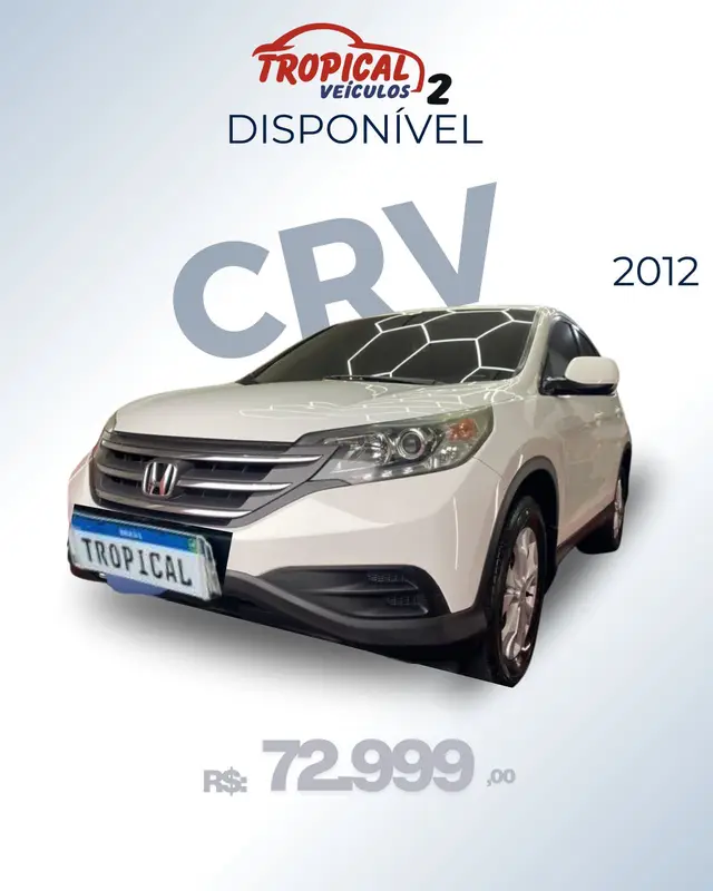 Carro Honda CR-V 2012 LX 2.0 16V