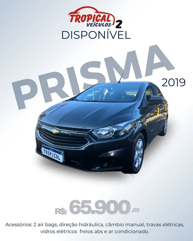 Carro Chevrolet Prisma 2019 1.4 SPE/4 Eco LT