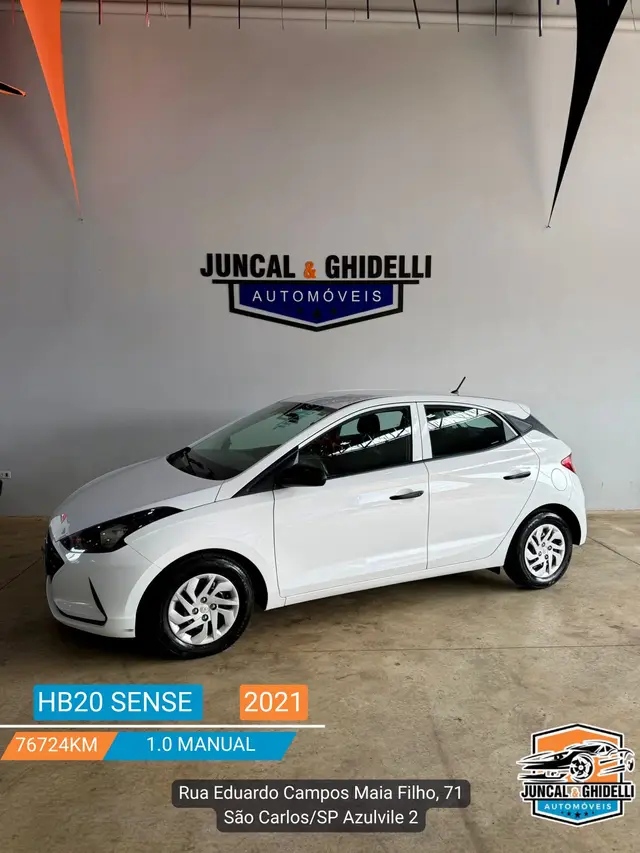 Carro Hyundai HB20 2021 Sense 1.0