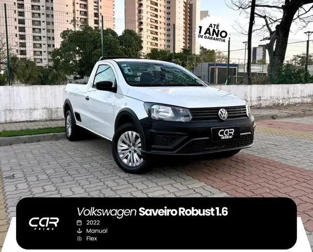 Carro Volkswagen Saveiro 2022 Robust 1.6 MSI CS (Flex)