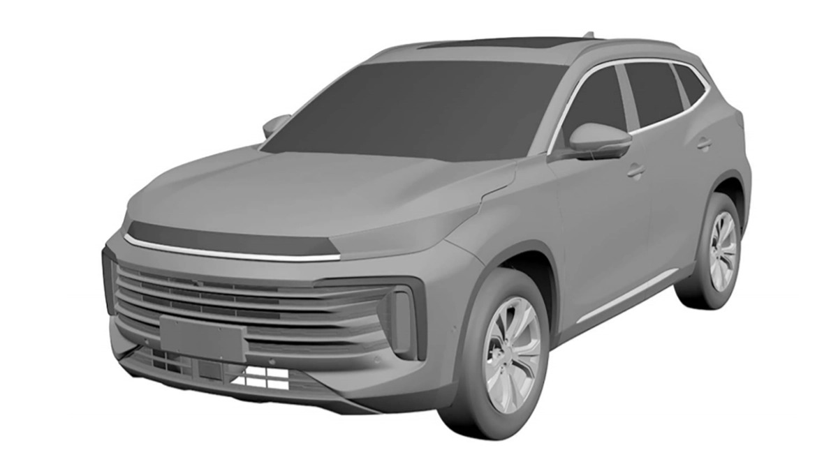 Exeed TXL, SUV registrado pela marca chinesa no Brasil, é primo-irmão de luxo do Tiggo 8, mas com carroceria espichada e motor diferente no mercado asiático 