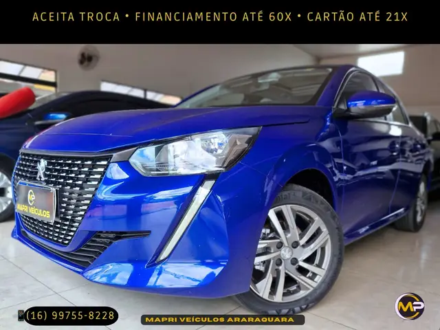 Carro Peugeot 208 2021 Allure 1.6 (Flex) (Aut)