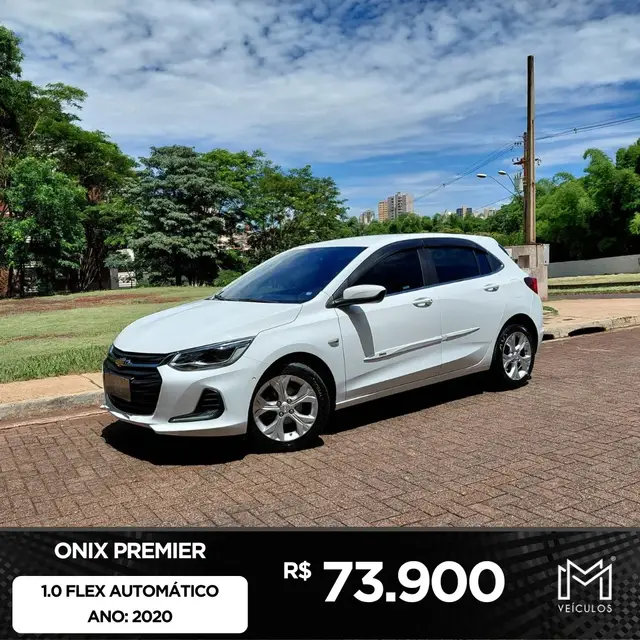 Carro Chevrolet Onix 2020 Premier 1.0 Turbo (Flex) (Aut)