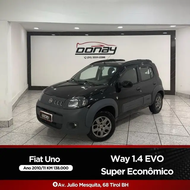Carro Fiat Uno 2011 Way 1.4 8V (Flex) 4p