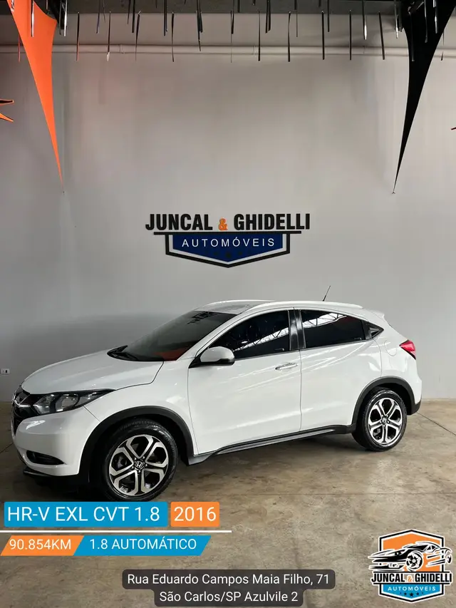 Carro Honda HR-V 2016 EXL CVT 1.8 I-VTEC FlexOne