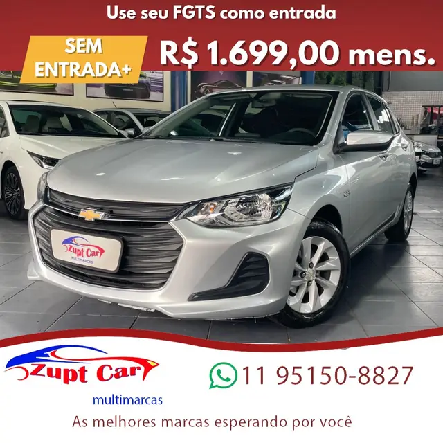 Carro Chevrolet Onix 2022 LT 1.0 (Flex)