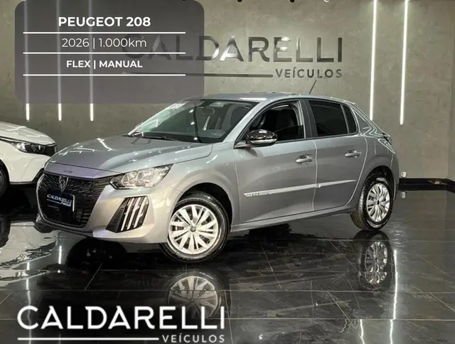 Carro Peugeot 208 2026 Active 1.0 MT