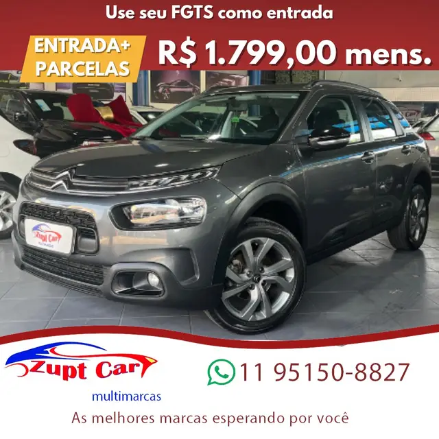 Carro Citroën C4 Cactus 2023 1.6 Feel (Aut) (Flex)