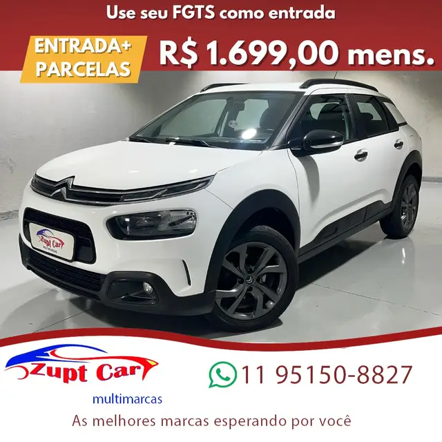 Carro Citroën C4 Cactus 2022 1.6 Feel (Aut) (Flex)