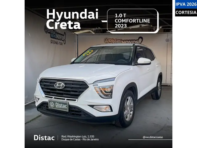 Carro Hyundai Creta 2023 Comfort 1.0 Turbo (Aut) (Flex)