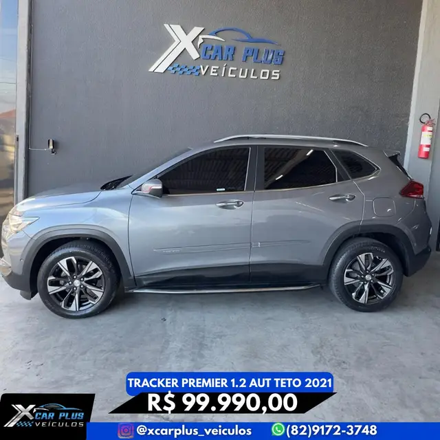 Carro Chevrolet Tracker 2021 Premier 1.2 Turbo (Aut) (Flex)