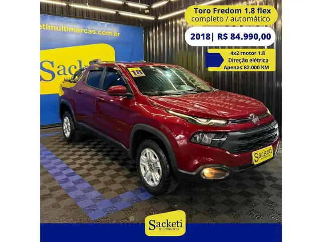 Carro Fiat Toro 2018 Freedom 1.8 AT6 4x2 (Flex)