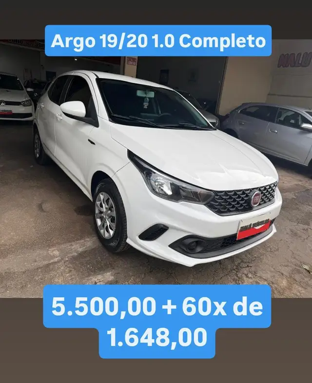 Carro Fiat Argo 2020 Drive 1.0 Firefly (Flex)