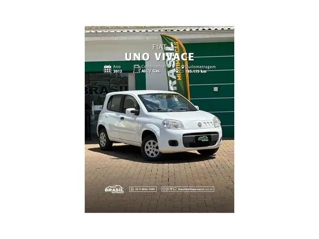 Carro Fiat Uno 2012 Vivace 1.0 8V (Flex) 4p