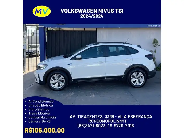 Carro Volkswagen Nivus 2024 Comfortline 200 TSI