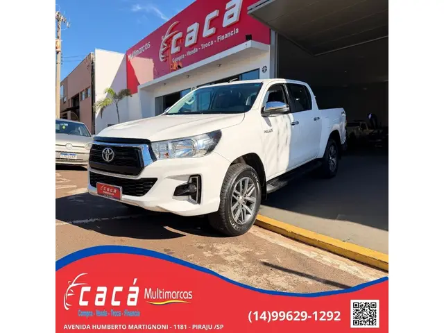 Carro Toyota Hilux Cabine Dupla 2020 Hilux 2.8 TDI SRV CD 4x4 (Aut)