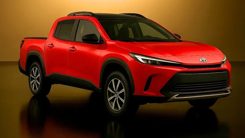 Nova picape da Toyota será mistura de família Corolla com tecnologia avançada