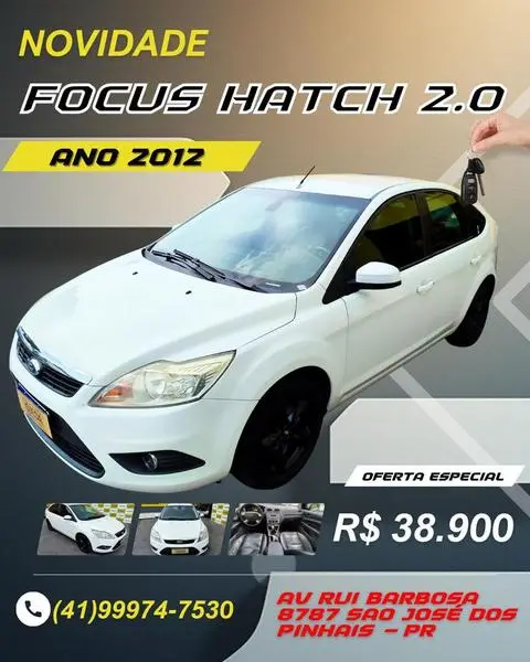 Carro Ford Focus Hatch 2012 2.0 16V Flex