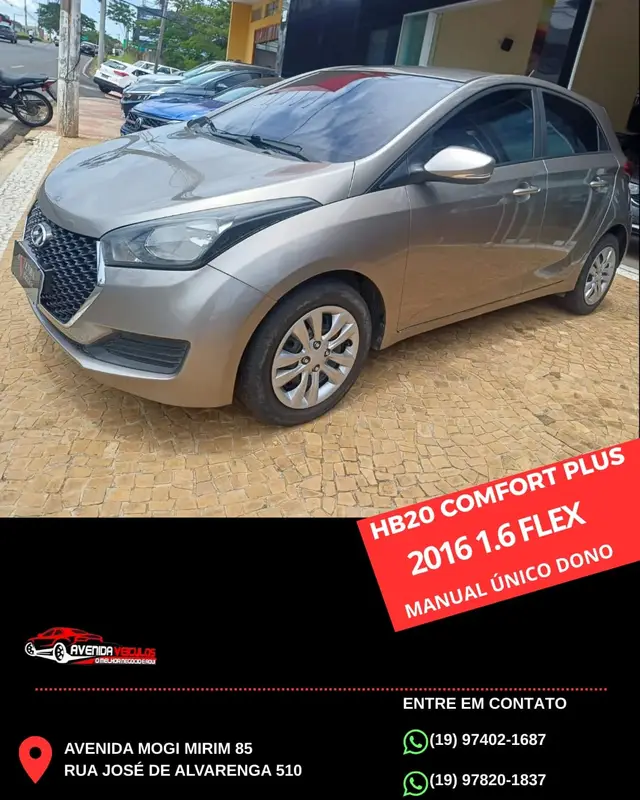 Carro Hyundai HB20 2019 1.6 Comfort Plus (Flex)