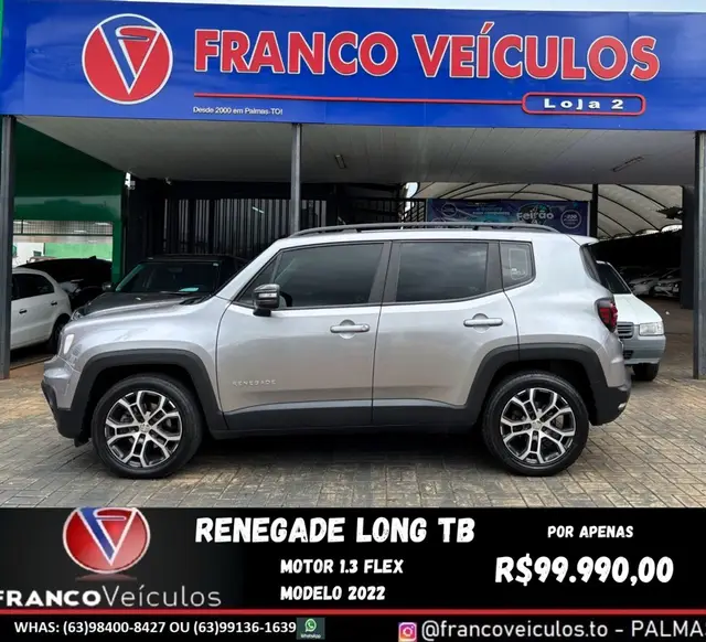 Carro Jeep Renegade 2022 Longitude 1.3 Turbo 4x2