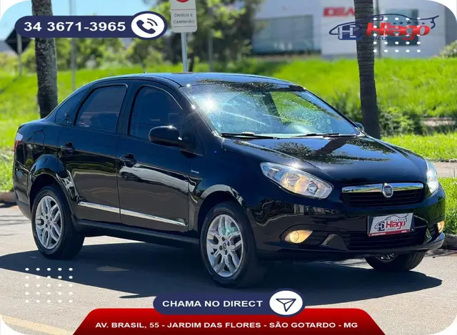Carro Fiat Grand Siena 2015 ESSENCE ITALIA 1.6 Flex 16V