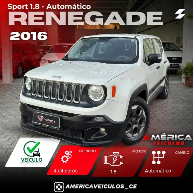 Carro Jeep Renegade 2016 Sport 1.8 4x2 (Aut) (Flex)