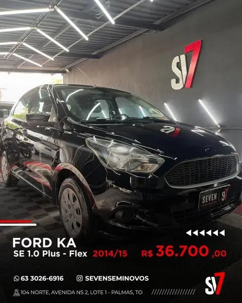 Carro Ford Ka 2015 SE 1.0 (Flex)