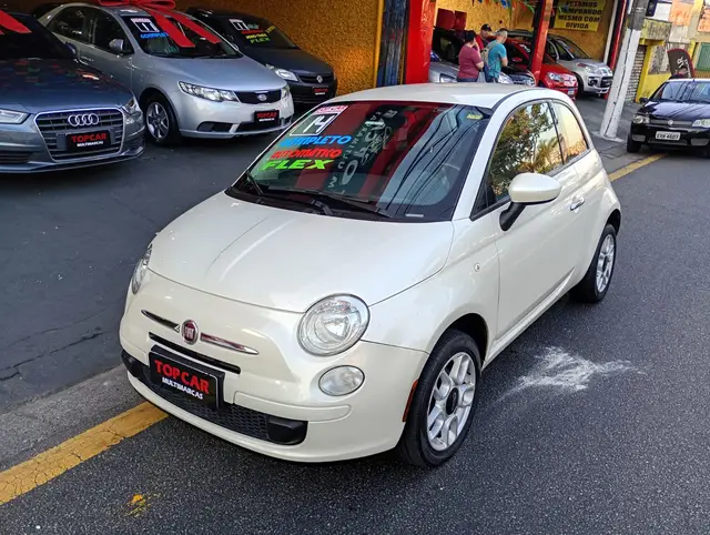 Carro Fiat 500 2014 Cult Dualogic 1.4 Evo (Flex)