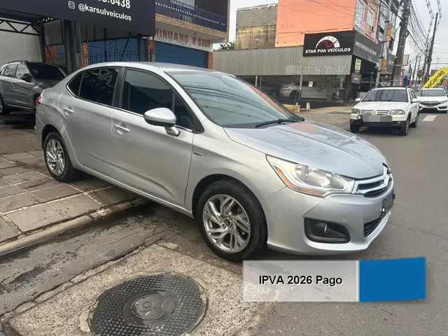 Carro Citroën C4 Lounge 2014 Exclusive 1.6 THP (Aut)