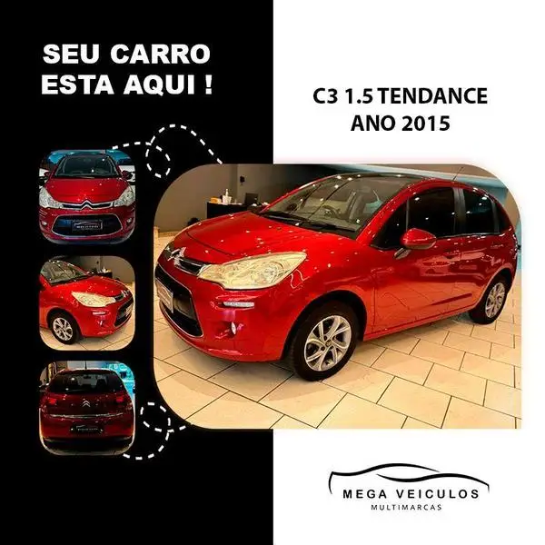 Carro Citroën C3 2015 Attraction 1.5 8V (Flex)