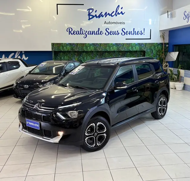 Carro Citroën C3 Aircross 2025 Shine 1.0 Flex Turbo 200 AT
