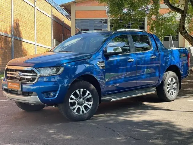 Carro Ford Ranger Cabine Dupla 2023 Black 2.2 Turbodiesel 4x2 (Aut)