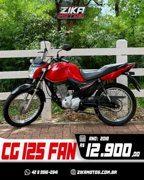 Moto Honda CG 125 2018 Fan KS