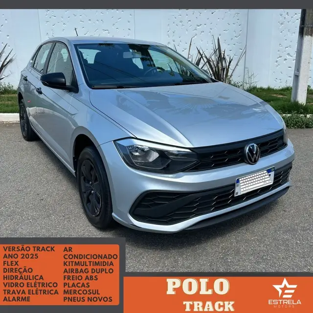 Carro Volkswagen Polo 2025 Track 1.0 Flex 12V 5p