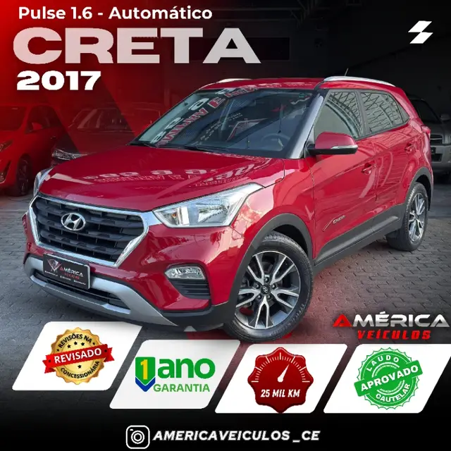 Carro Hyundai Creta 2017 Pulse 1.6 (Aut) (Flex)