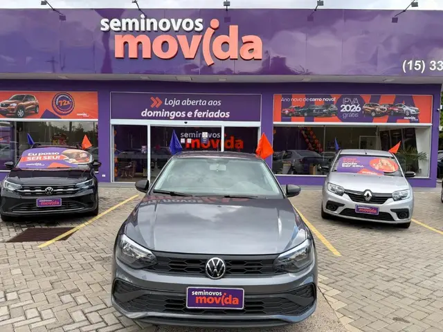 Carro Volkswagen Polo 2025 Track 1.0 Flex 12V 5p