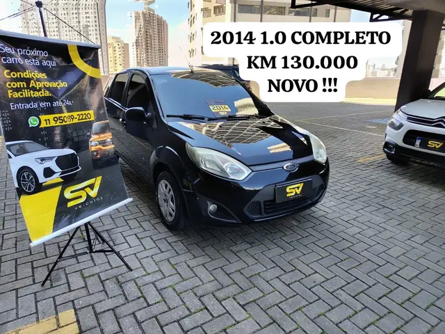 Carro Ford Fiesta Hatch 2014 SE 1.0 RoCam (Flex)