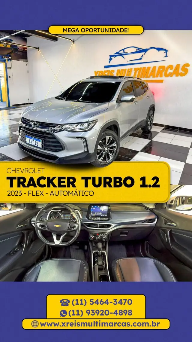 Carro Chevrolet Tracker 2023 Premier 1.2 Turbo (Aut.)