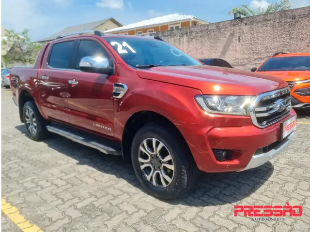 Carro Ford Ranger Cabine Dupla 2021 Limited 3.2 Turbodiesel 20V 4x4 (Aut)