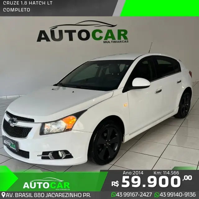 Carro Chevrolet Cruze Sport6 2014 LT 1.8 16V Ecotec (Flex)