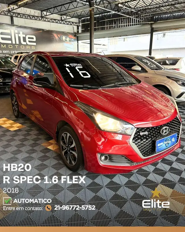Carro Hyundai HB20 2016 1.6 R Spec (Flex)