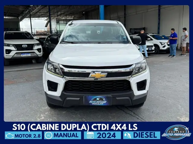 Carro Chevrolet S10 Cabine Simples 2024 LS 2.8 Turbodiesel