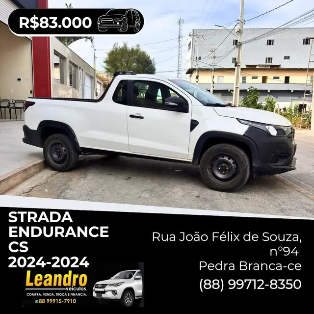 Carro Fiat Strada 2024 Endurance 1.3 Flex 8V CS