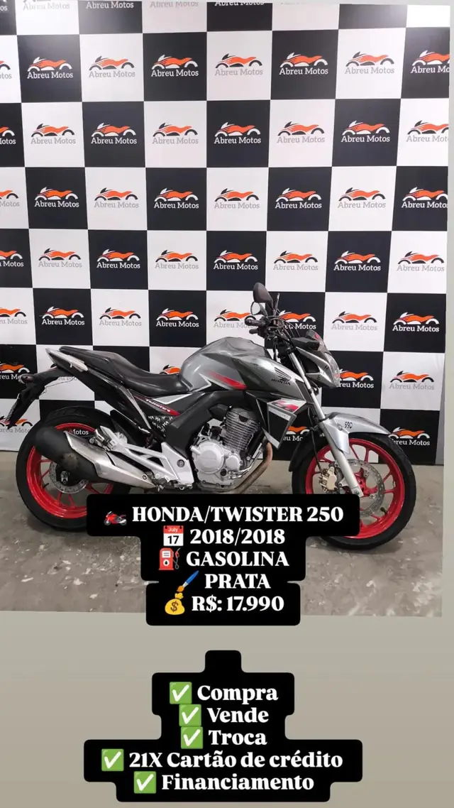 Moto Honda CB 250F Twister 2018 Standard