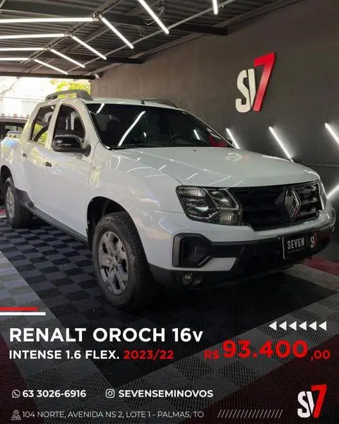 Carro Renault Oroch 2023 Intense 1.6 (Flex)