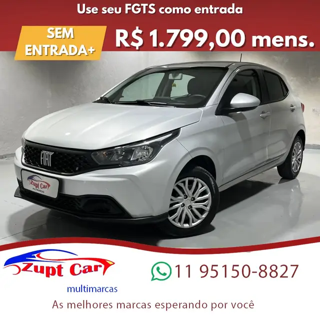 Carro Fiat Argo 2024 Drive 1.0