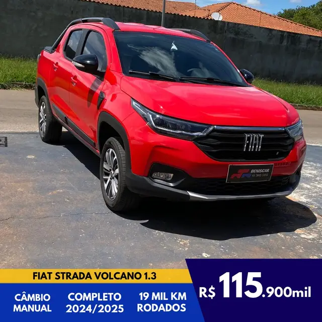 Carro Fiat Strada 2025 Volcano 1.3