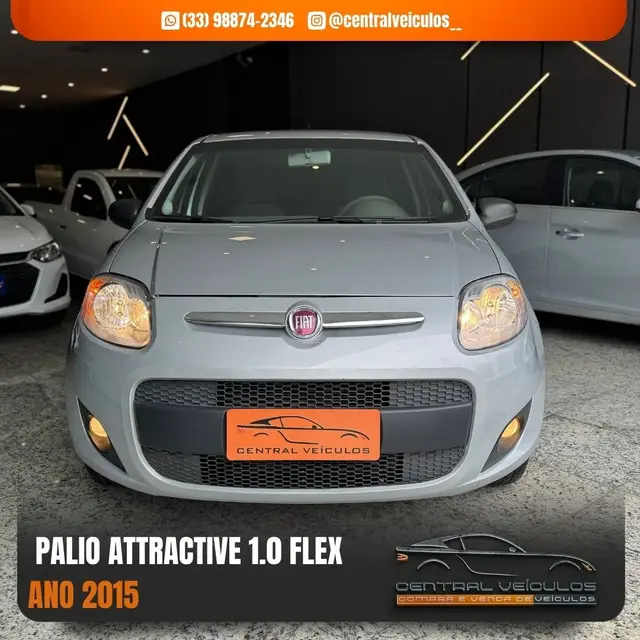 Carro Fiat Palio 2015 Attractive 1.0 Evo (Flex)