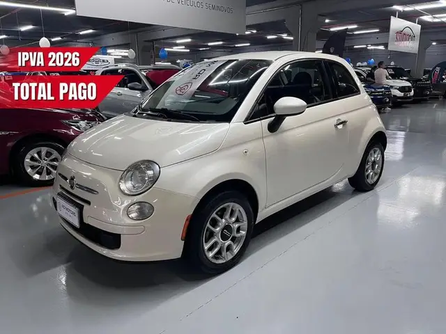 Carro Fiat 500 2014 Cult 1.4 Evo (Flex)